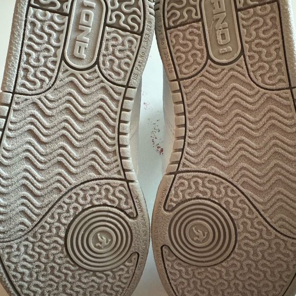 Toddler Boys White Sneakers Size 10 Hightop - Picture 4 of 6